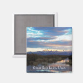 Great Salt Lake, Utah Magnet (Vorderseite/Rückseite)