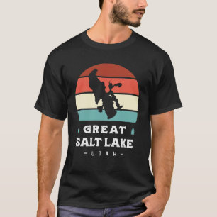 Great Salt Lake Utah Nationalpark Camping Retro T-Shirt