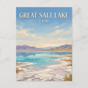 Great Salt Lake Utah Postkarte