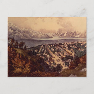 Great Salt Lake, Utah Postkarte