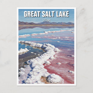 Great Salt Lake Utah Postkarte