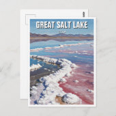 Great Salt Lake Utah Postkarte (Vorne/Hinten)