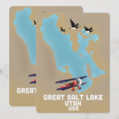 Great Salt Lake, Utah Travel Poster (Vorne/Hinten)