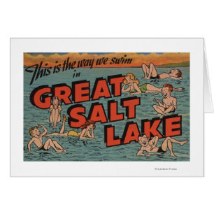 Great Salt Lake, UtahThe Weise wir SwimUtah