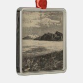Great Salt Lake Wüste Silbernes Ornament (Rechts)