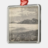 Great Salt Lake Wüste Silbernes Ornament (Links)