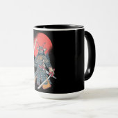 Great Samurai Warrior Tasse (VorderseiteRechts)