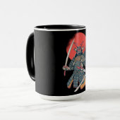 Great Samurai Warrior Tasse (Vorderseite Links)