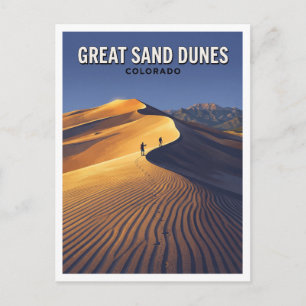 Great Sand Dunes National Park Alamosa Colorado Postkarte