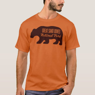 Great Sand Dunes Nationalpark Bear Brown T-Shirt