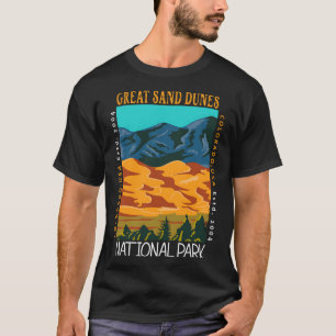 Great Sand Dunes Nationalpark Colorado gestört T-Shirt