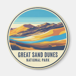 Great Sand Dunes Nationalpark Colorado Magnet
