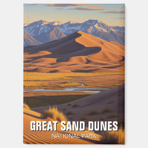 Great Sand Dunes Nationalpark Colorado Magnet
