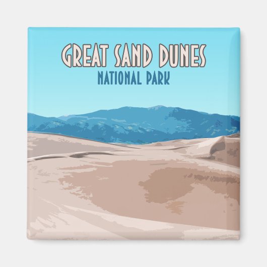 Great Sand Dunes Nationalpark Colorado Magnet (Vorne)