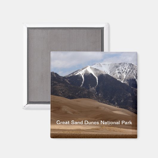 Great Sand Dunes Nationalpark Colorado Magnet (Vorderseite/Rückseite)