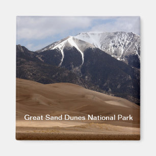 Great Sand Dunes Nationalpark Colorado Magnet