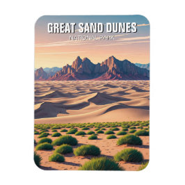 Great Sand Dunes Nationalpark Colorado Magnet