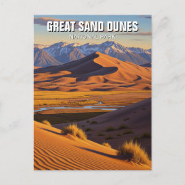 Great Sand Dunes Nationalpark Colorado Postkarte