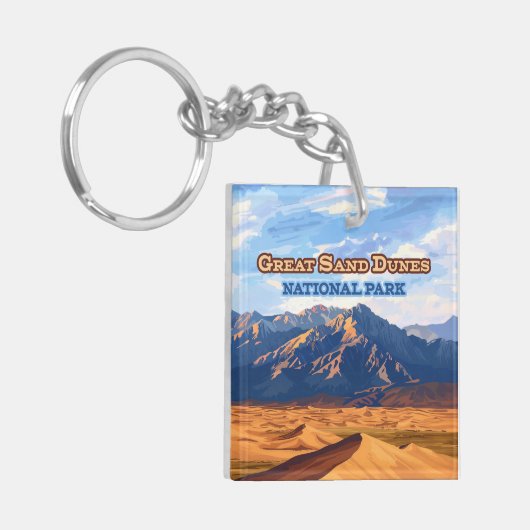 Great Sand Dunes Nationalpark Colorado Schlüsselanhänger (Vorderseite links)