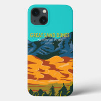 Great Sand Dunes Nationalpark Colorado Vintag