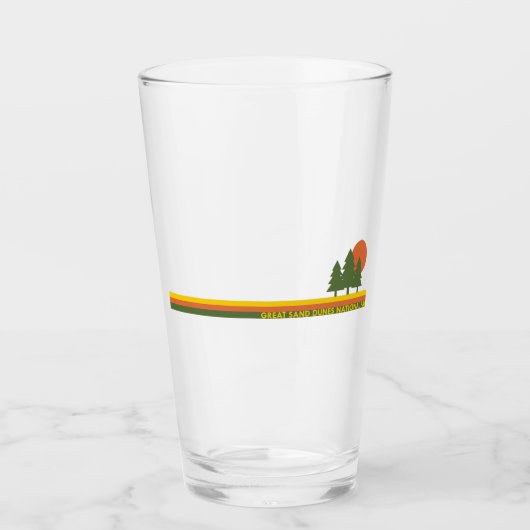 Great Sand Dunes Nationalpark Pine Trees Sun Glas (Vorderseite)