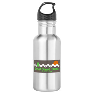 Great Sand Dunes Nationalpark Retro Edelstahlflasche