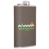 Great Sand Dunes Nationalpark Retro Flachmann (Rechts)
