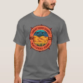 Great Sand Dunes Nationalpark Retro Kompass T-Shirt (Vorderseite)