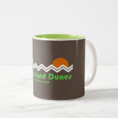 Great Sand Dunes Nationalpark Retro Zweifarbige Tasse (VorderseiteRechts)
