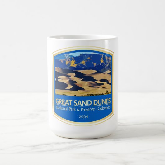 Great Sand Dunes NP (PF1) Kaffeetasse (Mittel)
