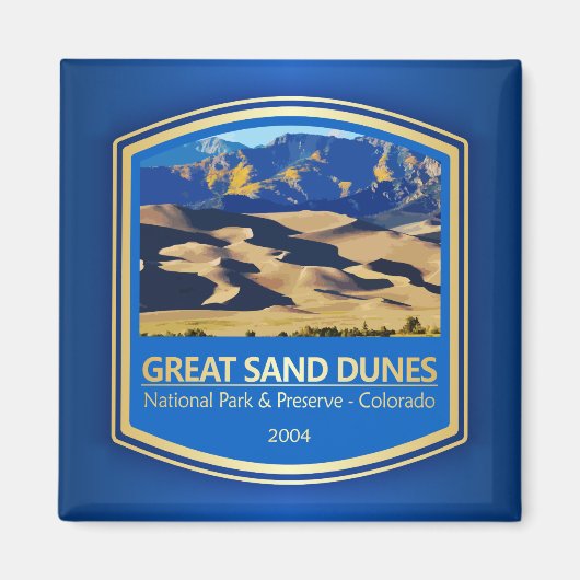 Great Sand Dunes NP (PF1) Magnet (Vorne)