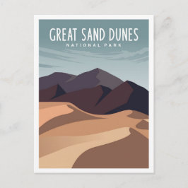 Great Sands Dune Nationalpark Colorado Postkarte