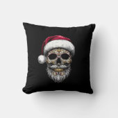 Great Santa Skull Magic Happy Kissen (Vorderseite)