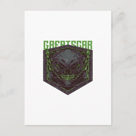 GREAT SCAR POSTKARTE (Vorderseite)
