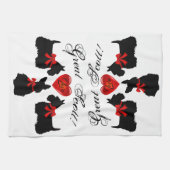 "Great Scott !", schottisches Herz für Liebe und  Geschirrtuch (Horizontal)