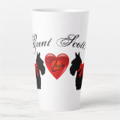 "Great Scott!", schottisches Herz für Terrier/rote Milchtasse (Vorderseite)