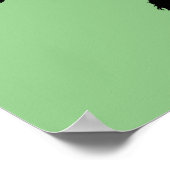 "Great Scott!", schottisches Herz für Terrier/rote Poster (Ecke)