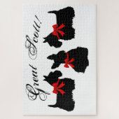 "Great Scott!", Scottish Terrier dog/Scotland dog Puzzle (Vertikal)