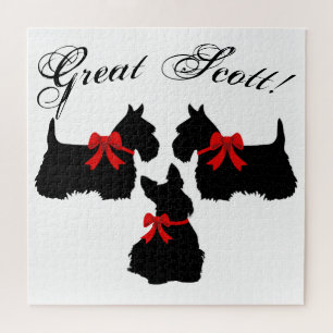 "Great Scott!", Scottish Terrier dog/Scotland dog Puzzle