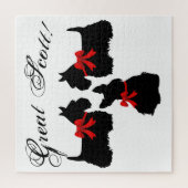 "Great Scott!", Scottish Terrier dog/Scotland dog Puzzle (Vertikal)