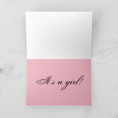 "Great Scott!", Scottish Terrier, Es ist ein Mädch Karte (Innenseite)