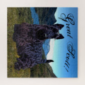 "Great Scott!"Scottish Terrier/Scotland Cartooned Puzzle (Horizontal)