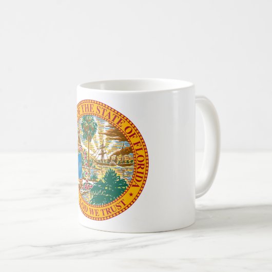 Great Seal Of Florida Kaffeetasse (VorderseiteRechts)