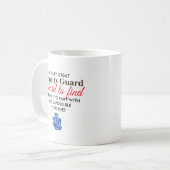 Great Security Guard Personalized Name Gift Kaffeetasse (Vorderseite Links)