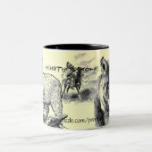 "Great Sioux Nation~Očhéthi Šakówiŋ" Zweifarbige Tasse (Mittel)