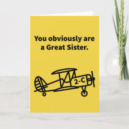 Great Sister Flugzeug 2-C Karte