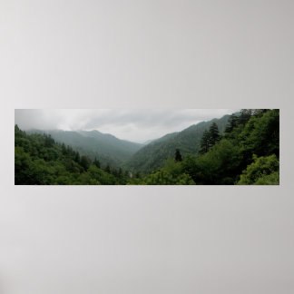 Great Smokey Mountains Nationalpark Panorama 2 Poster