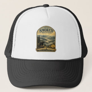 Great Smokey Mountains Reise Logo Truckerkappe