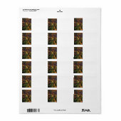 Great Smoky Mountain National Park Adressaufkleber (Vorne)