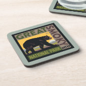 Great Smoky Mountain National Park| Bear Getränkeuntersetzer (Linke Seite)